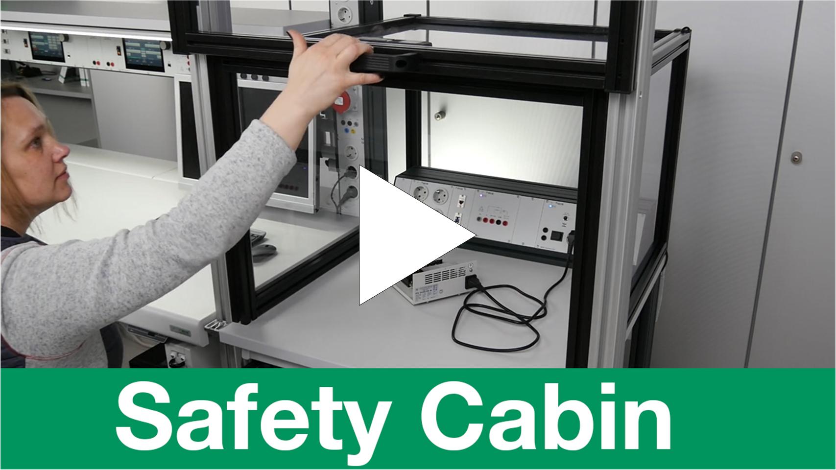 Safety Cabin for High Voltage Tests